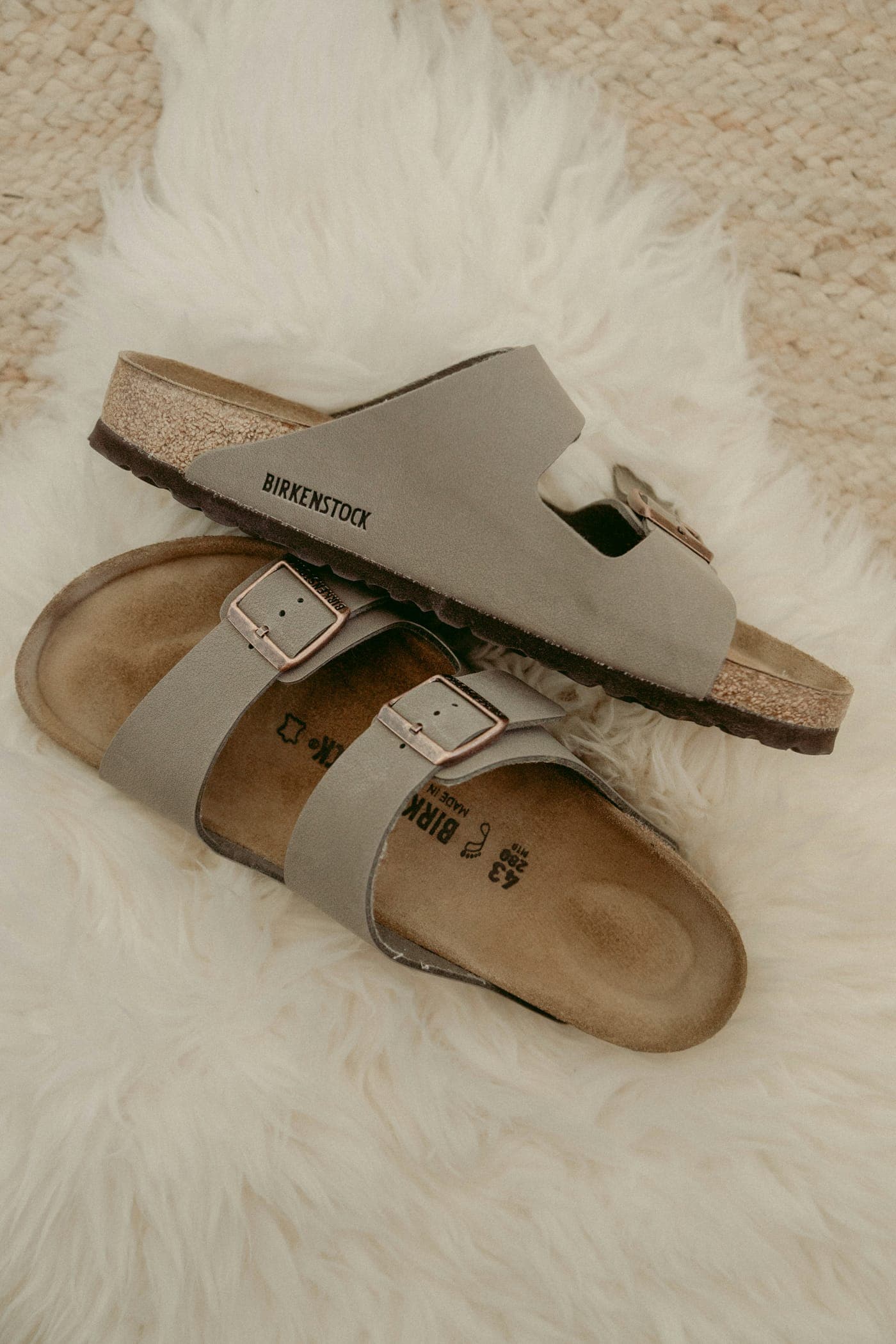 Cork Two-Strap Sandal